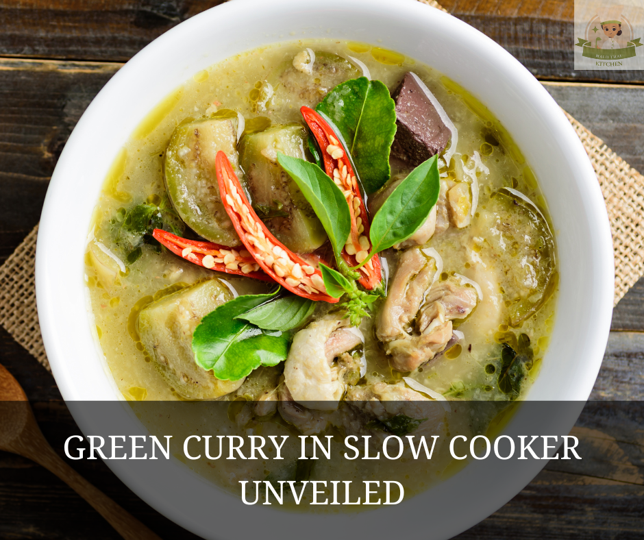 Green Curry In Slow Cooker