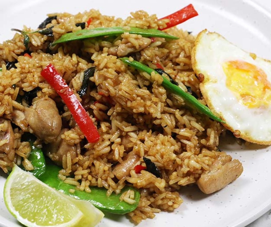Kee Mao Fried Rice: Spicing Up Thai Fried Rice with Basil Flavors