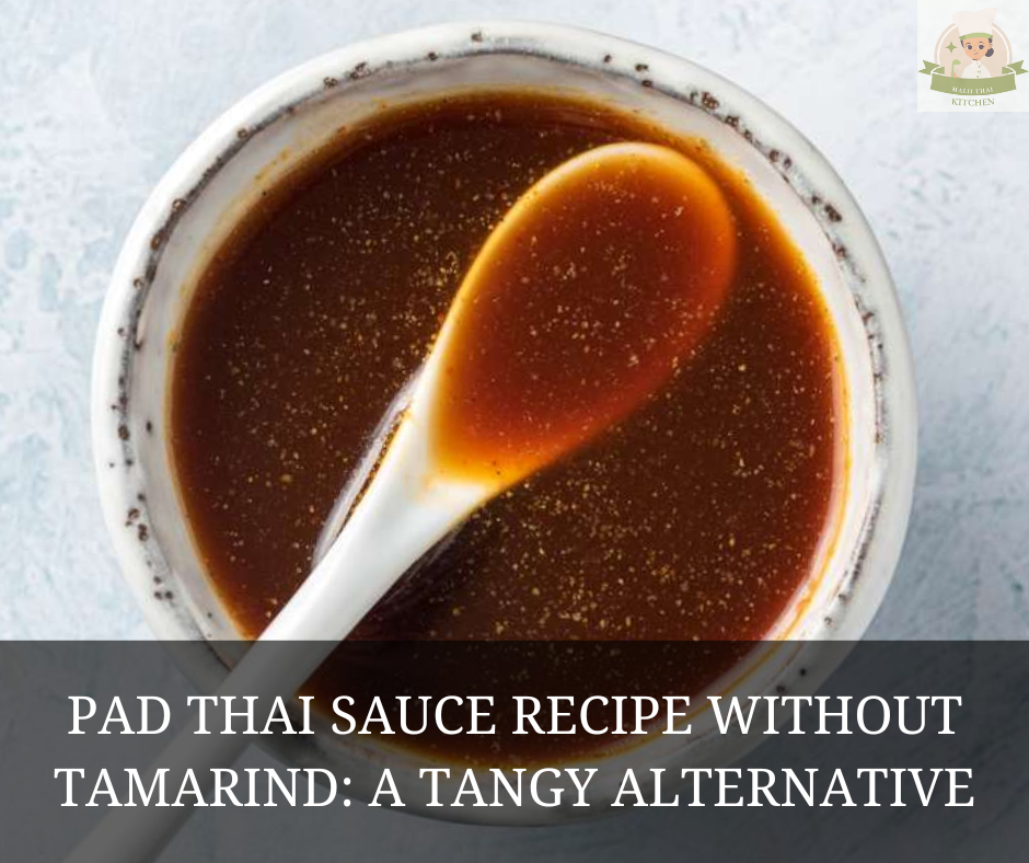 Pad Thai Sauce Recipe Without Tamarind