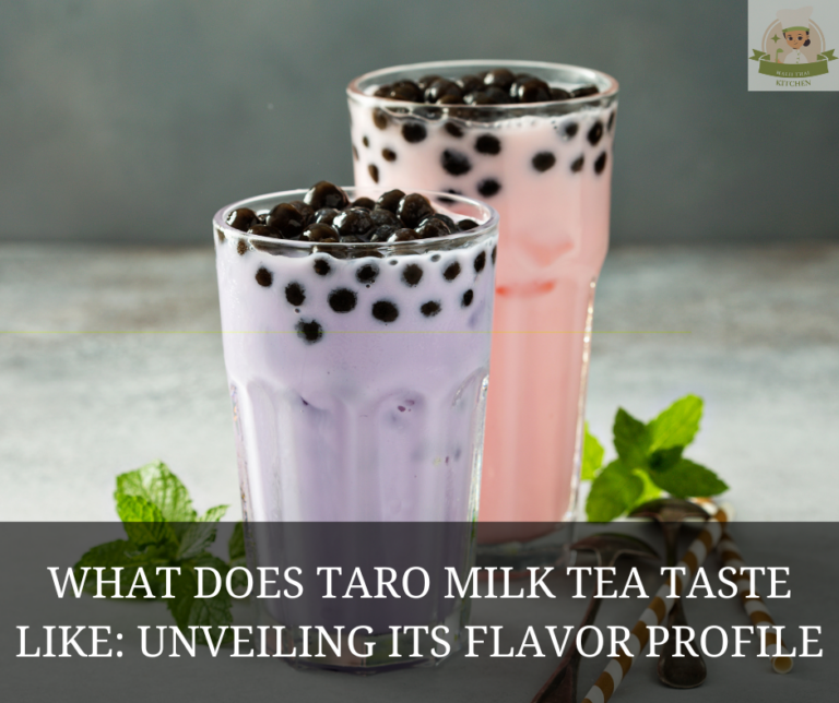 What Does Taro Milk Tea Taste Like: Unveiling its Flavor Profile