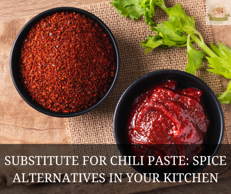 Substitute for Chili Paste: Spice Alternatives in Your Kitchen
