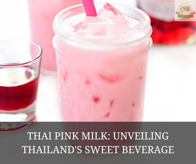 Thai Pink Milk: Unveiling Thailand’s Sweet Beverage